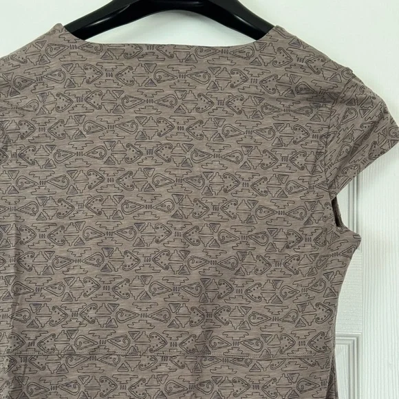 Toad & Co Rosemarie Dress XL Gray and Navy print - Picture 6 of 9